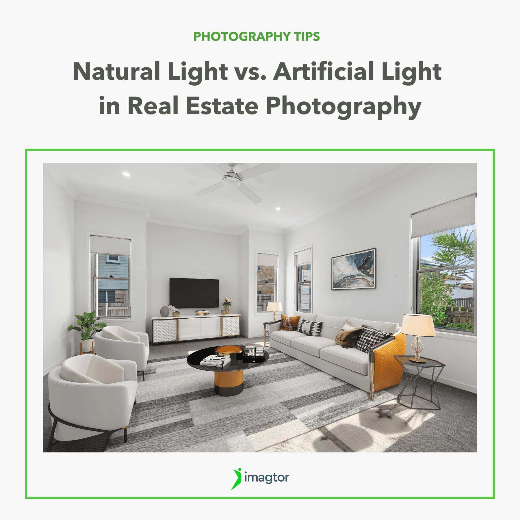 Natural Light vs. Artificial Light in Real Estate Photography