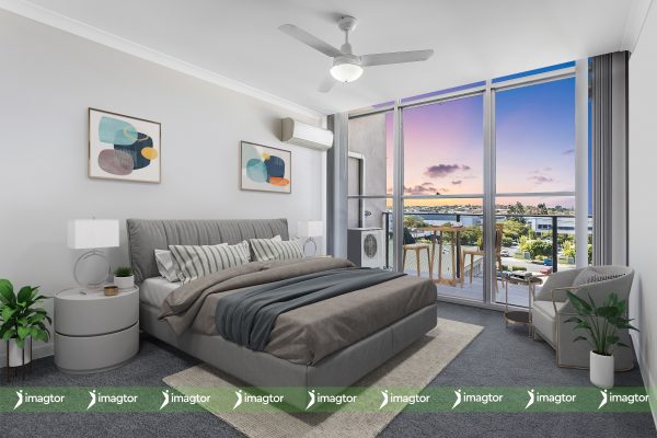 imagtor virtual staging twilight bedroom