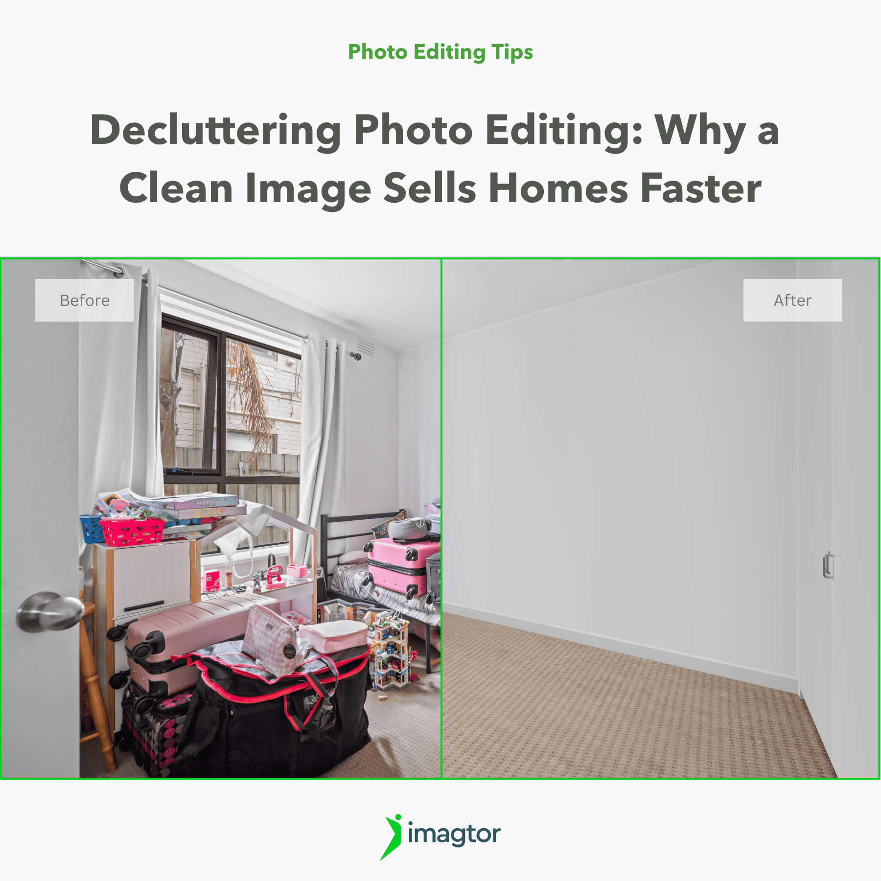 Decluttering Photo Editing: Why a Clean Image Sells Homes Faster