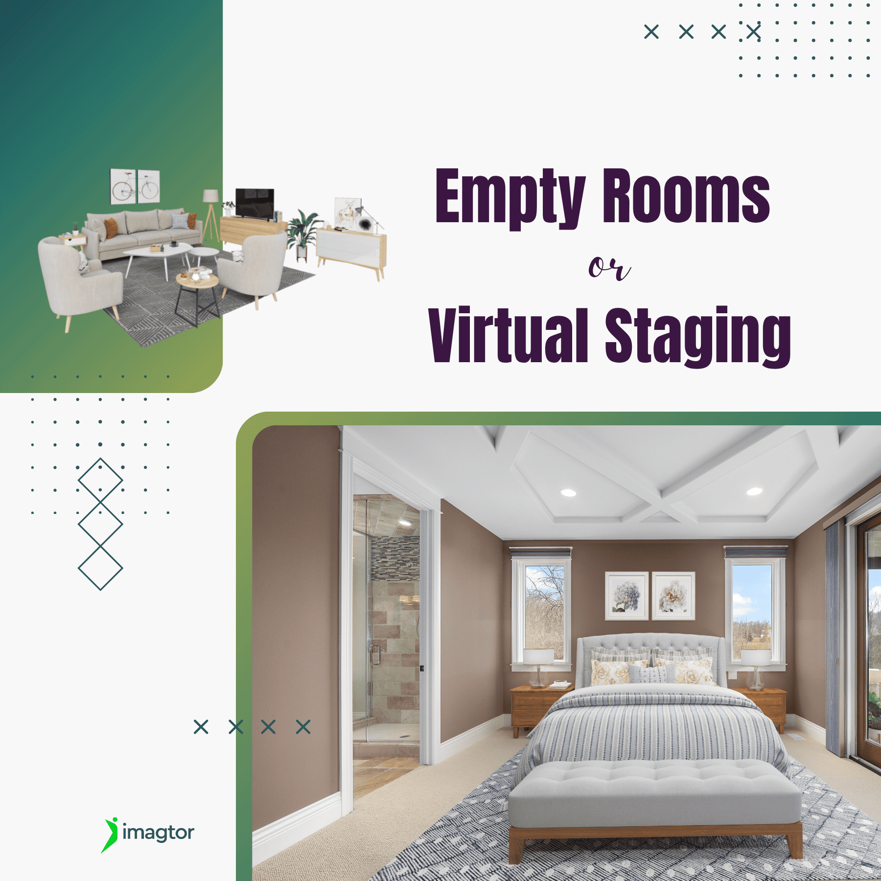 Empty rooms vs Virtual staging: Which sells better?