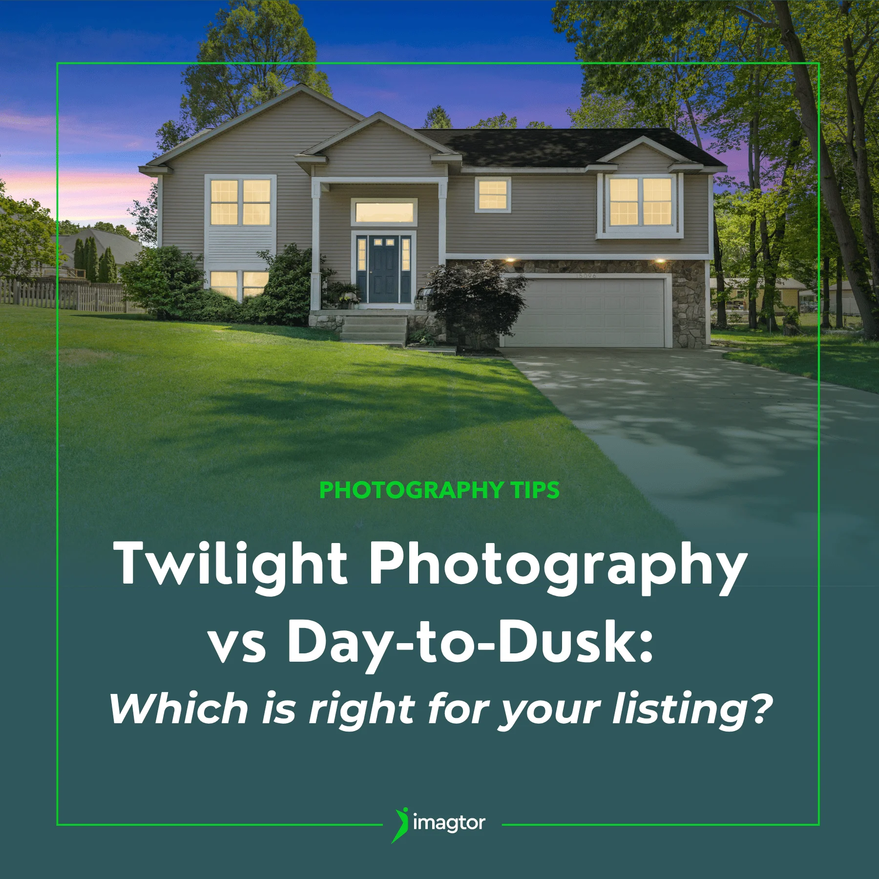 Twilight photography vs Day-to-Dusk: Which to choose?