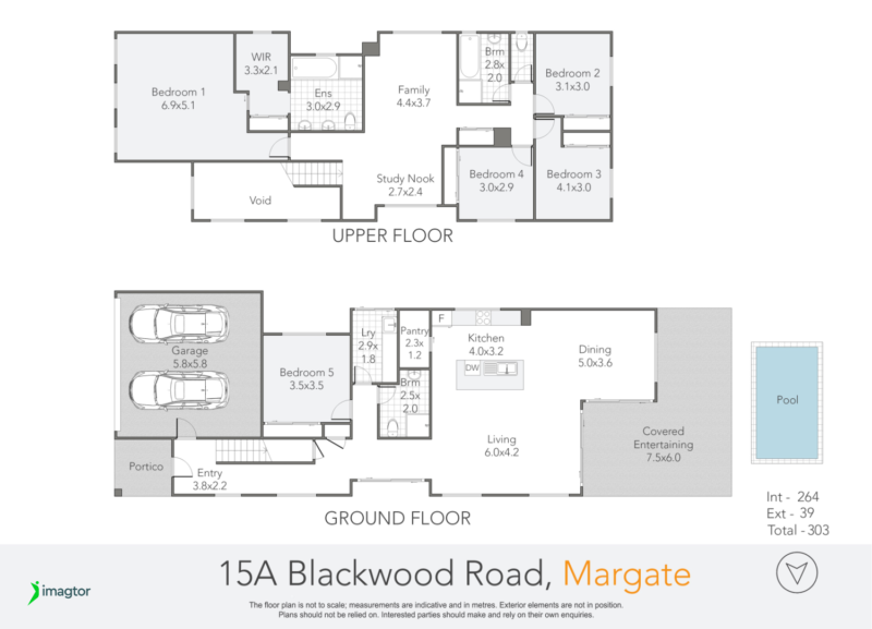 imagtor floor plan black white